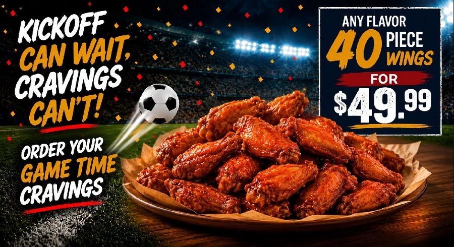 40pcs Chicken Wings